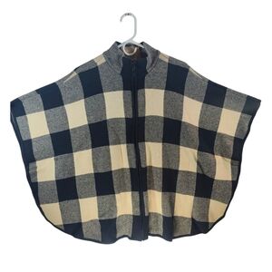 Jones New York  Cape in Navy and Cream